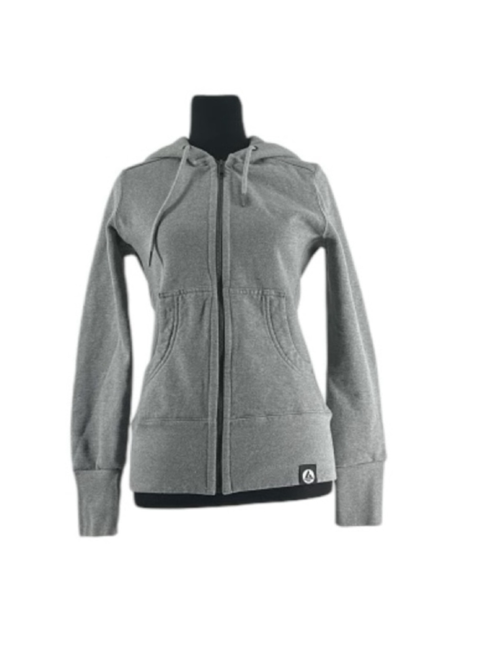 American Giant hoodie classic grey full zip made In USA casual lounge wear sz xs